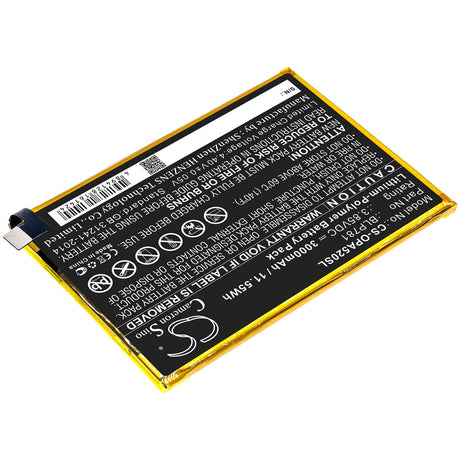 3.85V, Li-Polymer, 3000mAh, SmartPhone battery fits Oppo, Blp781, A52, Cph2061, 11.55Wh Mobile, SmartPhone Cameron Sino Technology Limited (Smartphone)
