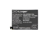 3.85V, Li-Polymer, 4000mAh, SmartPhone battery fits Oppo, Blp623, Cph1611, Cph1613, 15.4Wh Mobile, SmartPhone Cameron Sino Technology Limited (Smartphone)