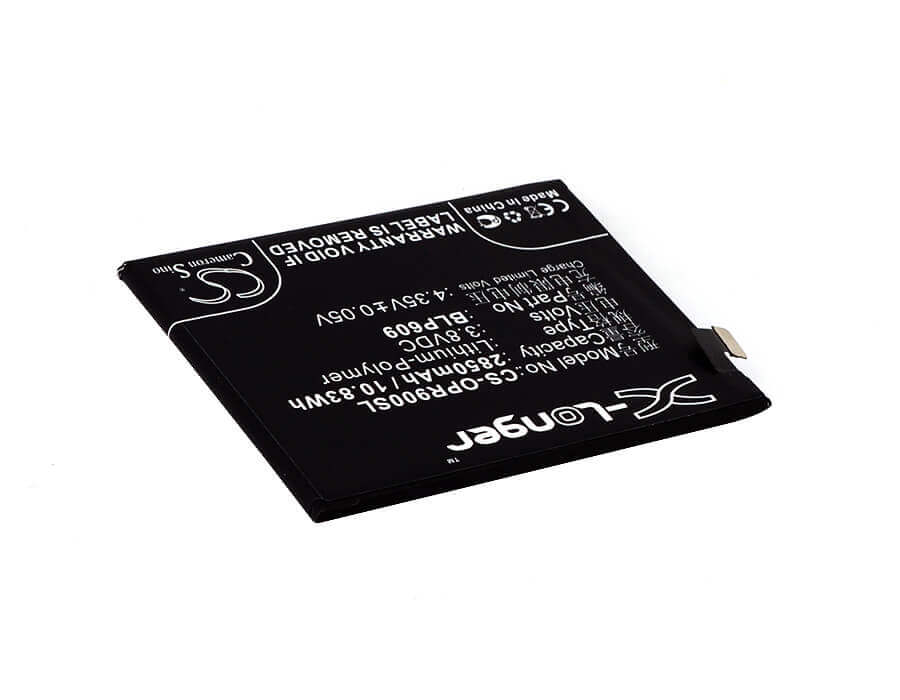 3.8V, Li-Polymer, 2850mAh, SmartPhone battery fits Oppo, Blp609, F1 Plus, R9, 10.83Wh Mobile, SmartPhone Cameron Sino Technology Limited (Smartphone)