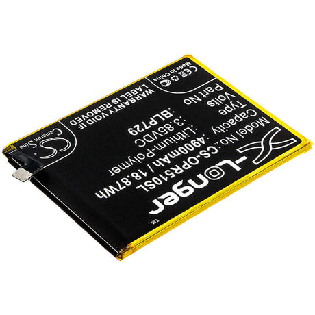 3.85V, Li-Polymer, 4900mAh, SmartPhone battery fits Oppo, Blp729, Realme 5, Realme 5i, 18.87Wh Mobile, SmartPhone Cameron Sino Technology Limited (Smartphone)