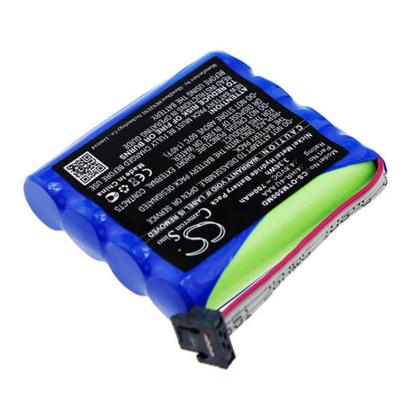4.8V, Ni-MH, 700mAh, Medical battery fits Optomed, 4/hr-4u Aaa, Smartscope M5, Smartscope M5 Pro, 3.36Wh Medical Cameron Sino Technology Limited (Medical)