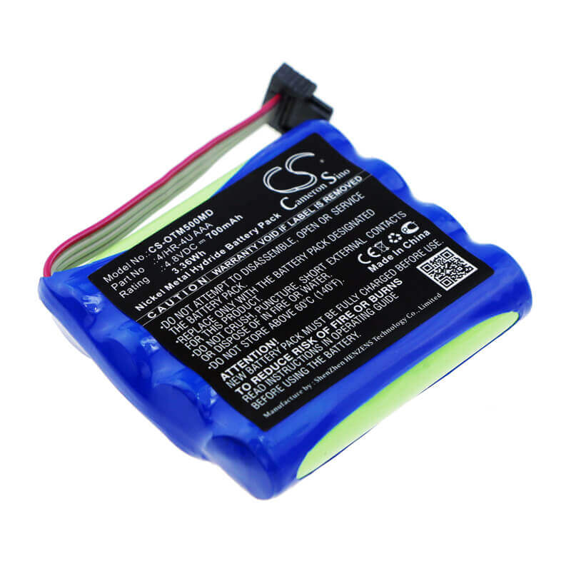 4.8V, Ni-MH, 700mAh, Medical battery fits Optomed, 4/hr-4u Aaa, Smartscope M5, Smartscope M5 Pro, 3.36Wh Medical Cameron Sino Technology Limited (Medical)