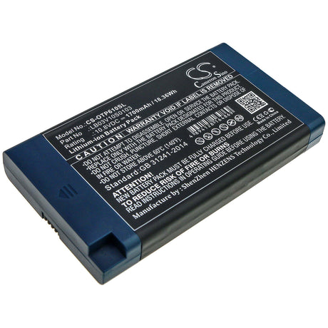 10.8V, Li-ion, 1700mAh, Equipment battery fits Opwill, Lb03v10s0103, OPT6123L, Otp6103, 18.36Wh Equipment, Survey, Test Cameron Sino Technology Limited