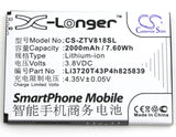3.8V, Li-ion, 2000mAh, SmartPhone battery fits Orange, Zte, Li3720t43p4h825839, Reyo, 7.6Wh Mobile, SmartPhone Cameron Sino Technology Limited (Smartphone)