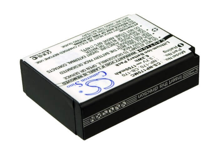 Camera Battery For Ordro Hdv-d325, Hdv-d370, Speed, Hd230z, 3.7v, 1700mah - 6.29wh Camera Cameron Sino Technology Limited (Camera)
