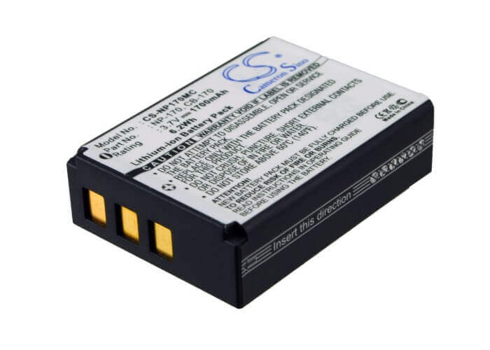 Camera Battery For Ordro Hdv-d325, Hdv-d370, Speed, Hd230z, 3.7v, 1700mah - 6.29wh Camera Cameron Sino Technology Limited (Camera)