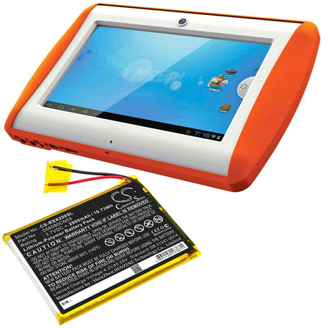 3.7V, Li-Polymer, 2900mAh, Tablet battery fits Oregon Scientific, 056080cn55, Meep, Meep X2, 10.73Wh Tablet Cameron Sino Technology Limited