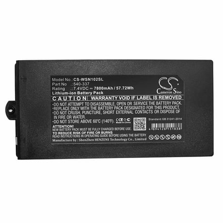7.4V, Li-ion, 7800mAh, Equipment battery fits Owon, 540-337, B-8000, Hc-pds, 57.72Wh Equipment, Survey, Test Cameron Sino Technology Limited