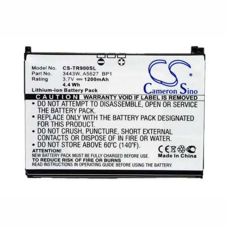 3.7V, Li-ion, 1200mAh, SmartPhone battery fits Palm, 157-10119-00, Pre, Pre 2, 4.44Wh Mobile, SmartPhone Cameron Sino Technology Limited (Suspended)