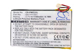 3.7V, Li-Polymer, 1100mAh, PDA battery fits Palm, Ga1y41551, Tungsten E2, 4.07Wh PDA, Pocket PC Cameron Sino Technology Limited