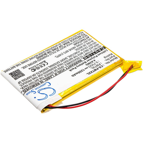 3.7V, Li-Polymer, 1250mAh, PDA battery fits Palm, Tungsten Tx, 4.63Wh PDA, Pocket PC Cameron Sino Technology Limited