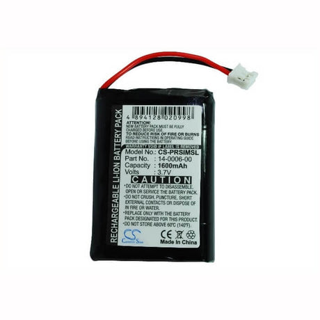 3.7V, Li-ion, 1600mAh, PDA battery fits Palm, 14-0006-00, Visor Prism, 5.92Wh PDA, Pocket PC Cameron Sino Technology Limited