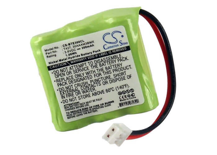 3.6V, Ni-MH, 300mAh, Cordless Phone battery fits Master, Panafone, Gp, Binatone, 30aaam3bmx, Commodore Ct300, E3300, 1.08Wh Cordless Phone Cameron Sino Technology Limited (Cordless Phone)