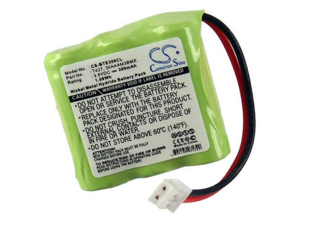 3.6V, Ni-MH, 300mAh, Cordless Phone battery fits Master, Panafone, Gp, Binatone, 30aaam3bmx, Commodore Ct300, E3300, 1.08Wh Cordless Phone Cameron Sino Technology Limited (Cordless Phone)