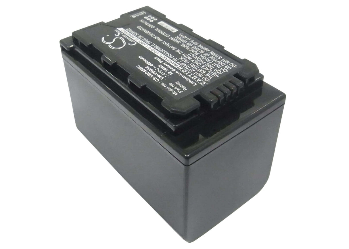 7.4V, Li-ion, 4400mAh, Camera battery fits Panasonic, Vw-vbd29, Aj-px270, Aj-px298, 32.56Wh Camera Cameron Sino Technology Limited (Camera)