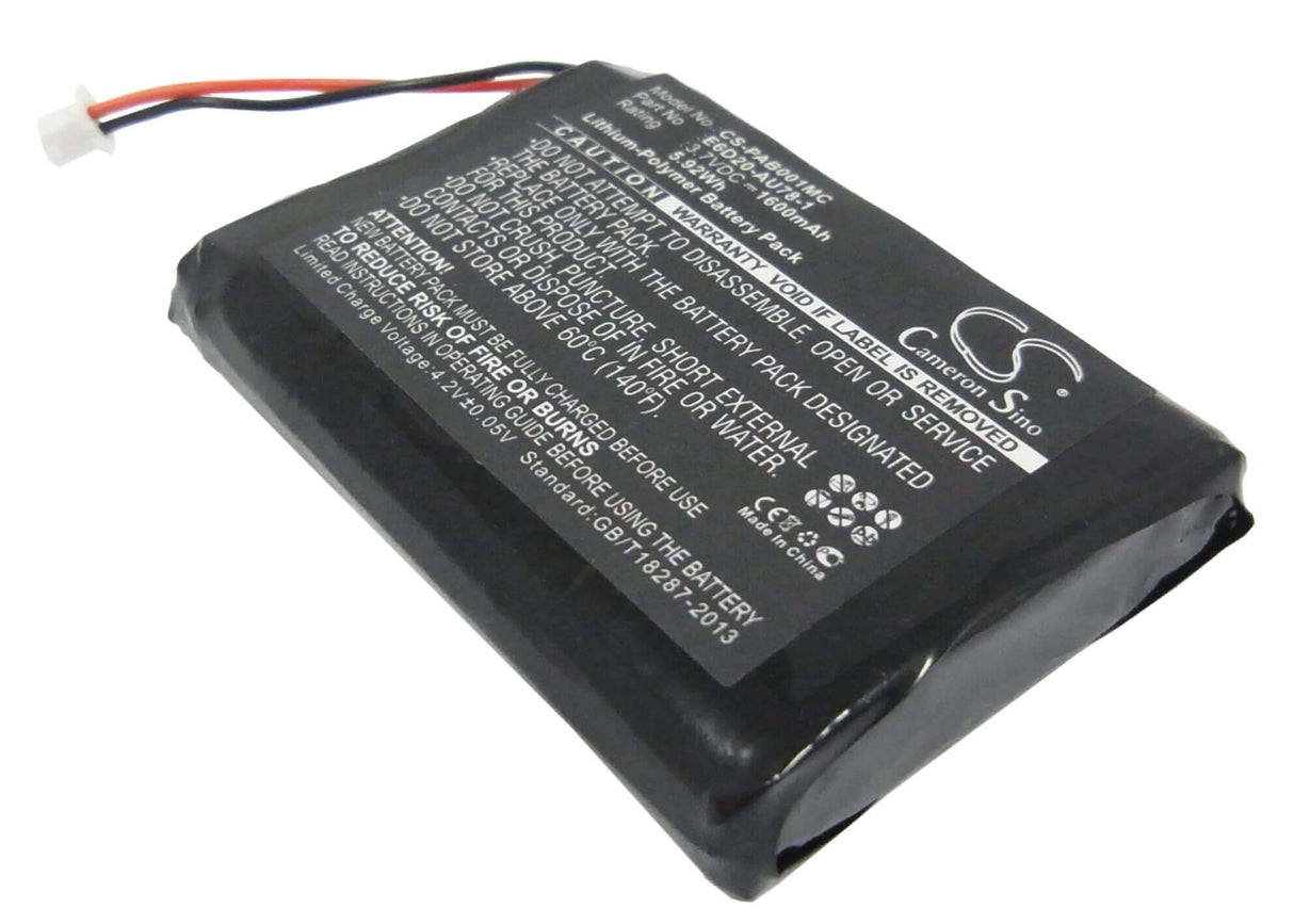 3.7V, Li-Polymer, 1600mAh, Camera battery fits Panasonic, E6d20-au78-1, Arbitrator Body Worn Mics, 5.92Wh Camera Cameron Sino Technology Limited (Camera)