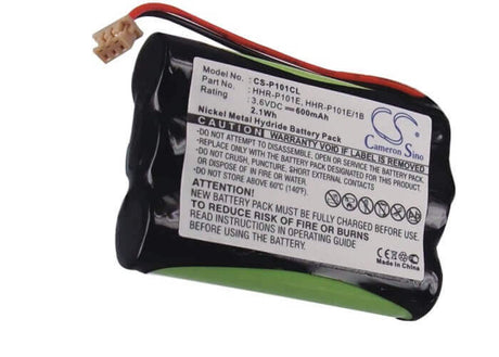 3.6V, Ni-MH, 600mAh, Cordless Phone battery fits Panasonic, Hhr-p101e, Cd560es, Kx-cd560es, 2.16Wh Cordless Phone Cameron Sino Technology Limited (Cordless Phone)