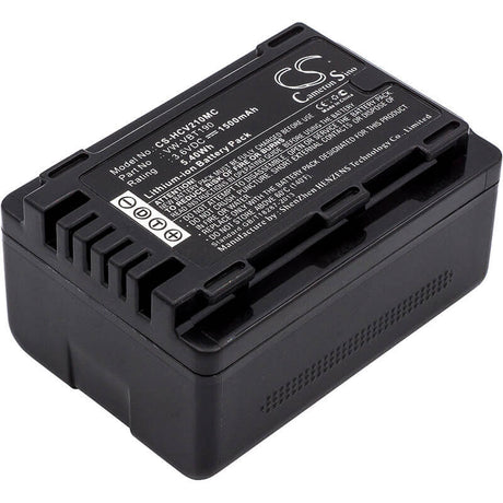 3.6V, Li-ion, 1500mAh, Camera battery fits Panasonic, Vw-vbt190, Hc-250eb, Hc-550eb, 5.4Wh Camera Cameron Sino Technology Limited (Camera)