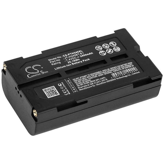 7.4V, Li-ion, 3400mAh, Portable Printer battery fits Panasonic, Jt-h340bt-e1, Jt-h340bt-10, Jt-h340pr, 25.16Wh Portable Printer Cameron Sino Technology Limited