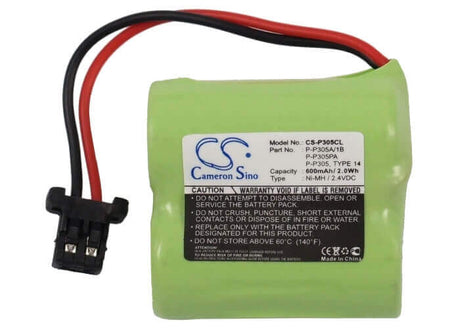 Cordless Phone Battery For Panasonic, Kx-tc1000b, Kx-tc1001, Kx-tc1001w, Kx-tc1002, 2.4v, 600mah - 1.44wh Cordless Phone Cameron Sino Technology Limited (Cordless Phone)