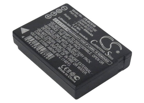 Camera Battery For Panasonic Lumix Dmc-3d1, Lumix Dmc-3d1k, 3.7v, 890mah - 3.29wh Camera Cameron Sino Technology Limited (Camera)