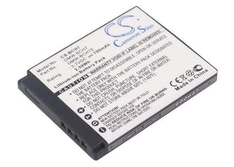 Battery For Panasonic Lumix Dmc-fp1, Lumix Dmc-fp1a, 3.7v, 690mah - 2.55wh Camera Cameron Sino Technology Limited (Suspended)   