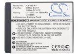 Battery For Panasonic Lumix Dmc-fp1, Lumix Dmc-fp1a, 3.7v, 690mah - 2.55wh Camera Cameron Sino Technology Limited (Suspended)   