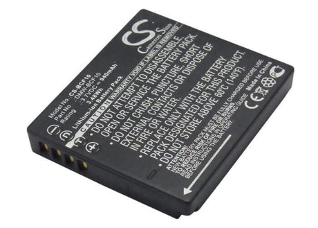 3.7V, Li-ion, 940mAh, Camera battery fits Panasonic, Cga-s/106b, Lumix Dmc-fs4k, Lumix Dmc-fs8s, 3.478Wh Camera Cameron Sino Technology Limited (Camera)