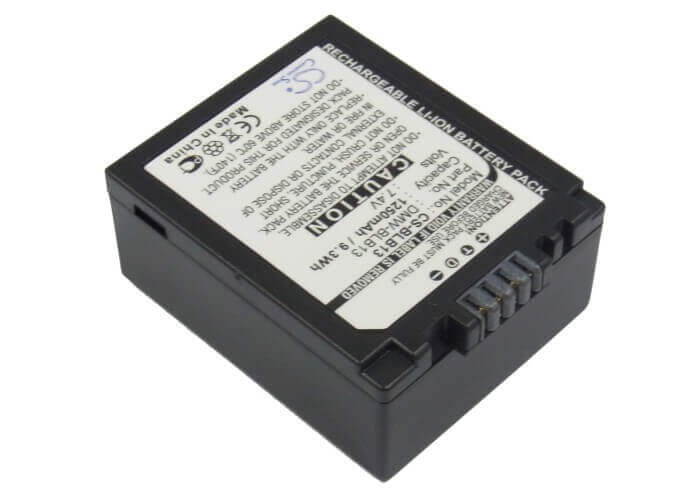 7.4V, Li-ion, 1250mAh, Camera battery fits Panasonic, Dmw-blb13, Lumix Dmc-g1, Lumix Dmc-g1 Slr, 9.25Wh Camera Cameron Sino Technology Limited (Camera)