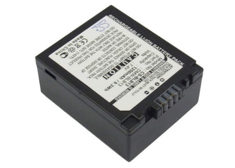 7.4V, Li-ion, 1250mAh, Camera battery fits Panasonic, Dmw-blb13, Lumix Dmc-g1, Lumix Dmc-g1 Slr, 9.25Wh Camera Cameron Sino Technology Limited (Camera)