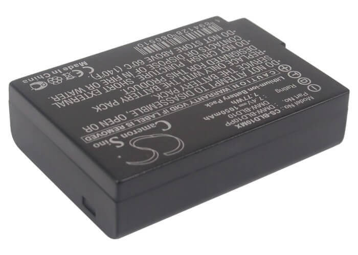 7.4V, Li-ion, 1050mAh, Camera battery fits Panasonic, Dmw-bld10, Lumix Dmc-g3, Lumix Dmc-g3k, 7.77Wh Camera Cameron Sino Technology Limited (Camera)