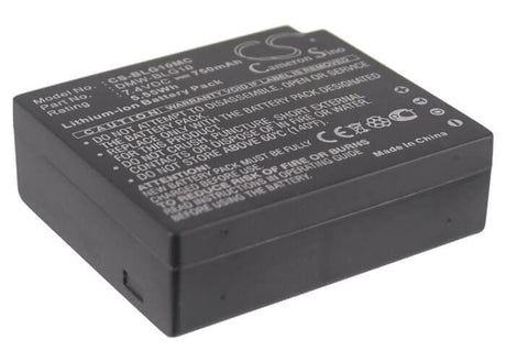 Camera Battery For Panasonic Lumix Dmc-gf6, Lumix Dmc-gf6k, 7.4v, 750mah - 5.55wh Camera Cameron Sino Technology Limited (Camera)