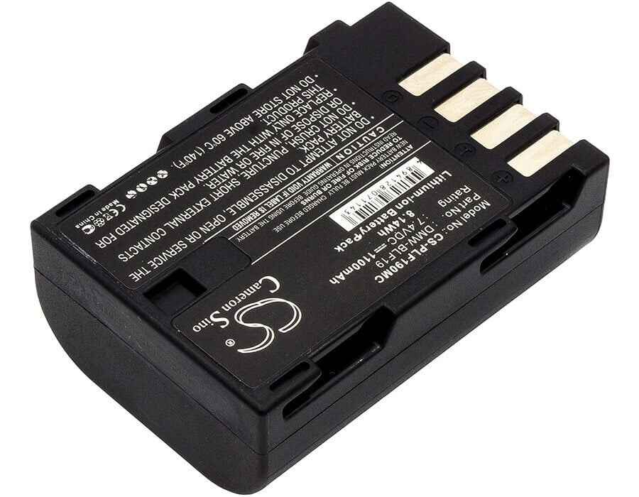 7.4V, Li-ion, 1100mAh, Camera battery fits Panasonic, Dmw-blf19, Lumix Dmc-gh3, Lumix Dmc-gh3a, 8.14Wh Camera Cameron Sino Technology Limited (Camera)