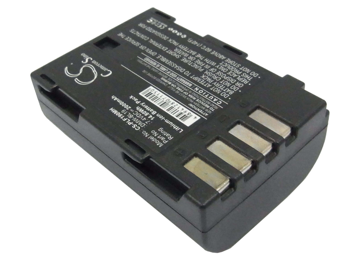 7.4V, Li-ion, 2000mAh, Camera battery fits Panasonic, Dmw-blf19, Lumix Dmc-gh3, Lumix Dmc-gh3a, 14.8Wh Camera Cameron Sino Technology Limited (Camera)