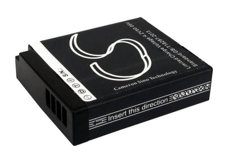 7.2V, Li-ion, 600mAh, Camera battery fits Panasonic, Dmw-blh7, Lumix Dmc-gm1, Lumix Dmc-gm1d, 4.32Wh Camera Cameron Sino Technology Limited (Camera)