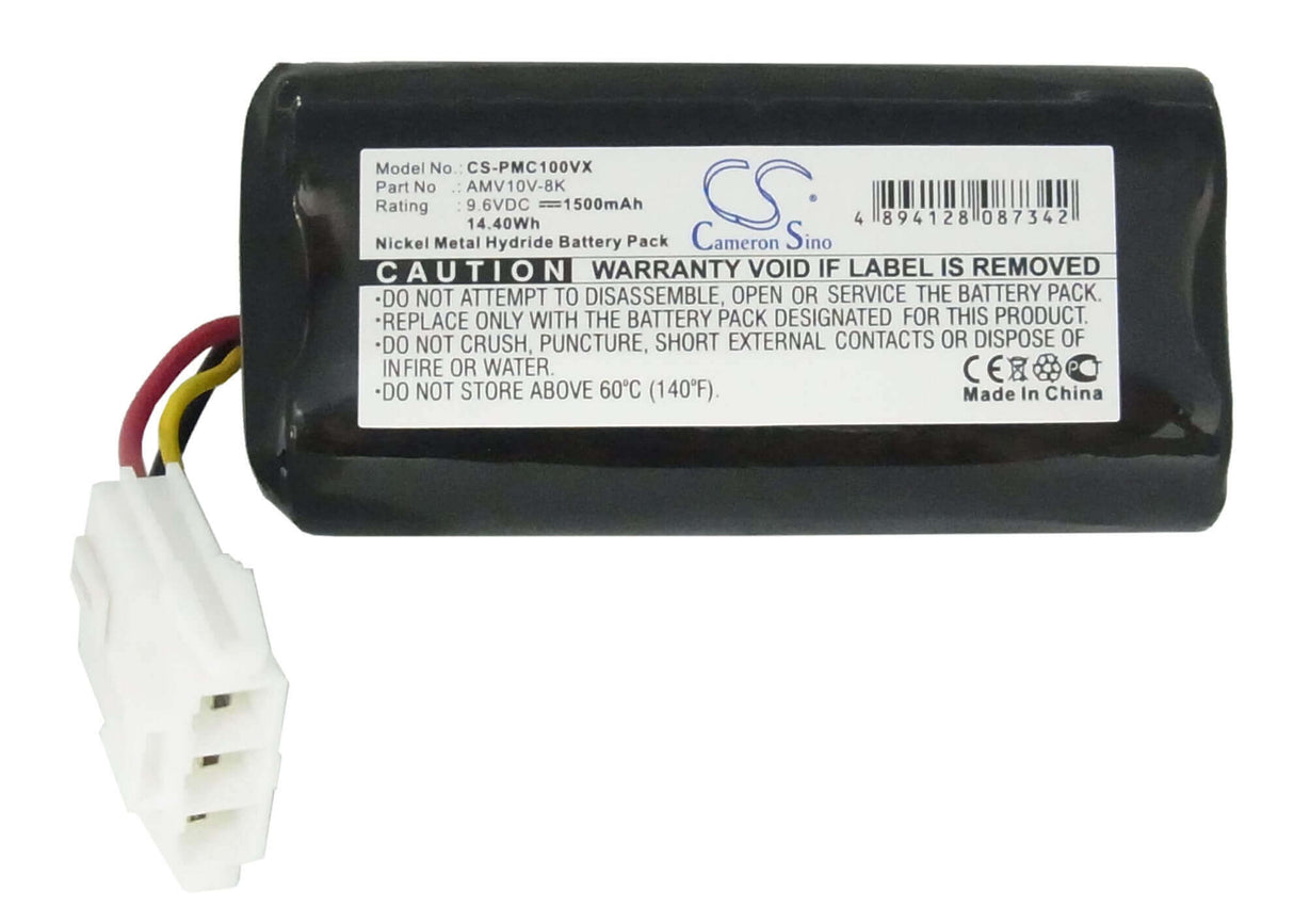 9.6V, Ni-MH, 1500mAh, Vacuum battery fits Panasonic, Mc B 20 J, Mc-b10p, Mc-b20jp, 14.40Wh Vacuum Cameron Sino Technology Limited