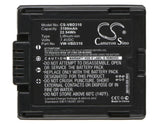 Battery For Panasonic Nv-gs100k, Nv-gs120k, Nv-gs17ef-s, Nv-gs180, 7.4v, 3100mah - 22.94wh Batteries for Electronics Cameron Sino Technology Limited (Suspended)   