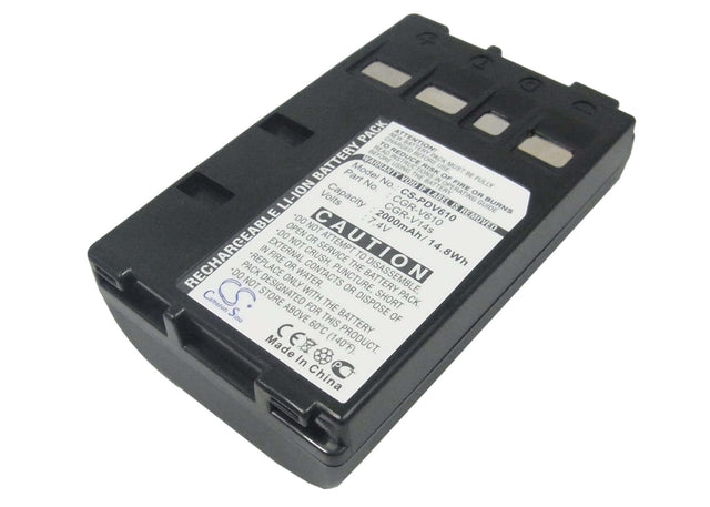 Battery For Panasonic Nvrs7, Nvrx14, Nvrx17, Nvrx18, 7.4v, 2000mah - 14.80wh Camera Cameron Sino Technology Limited (Suspended)   