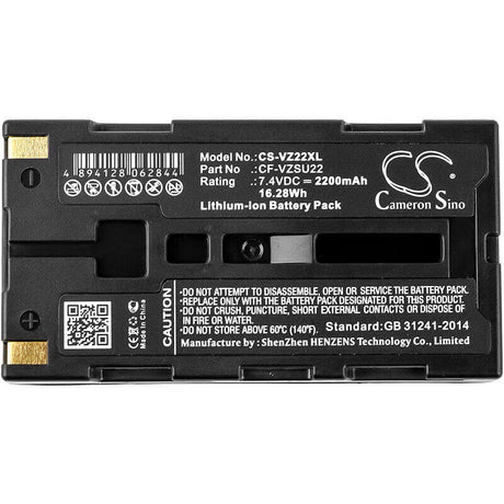 7.4V, Li-ion, 2200mAh, Amplifier battery fits Nippon, Avio, Toa Electronics, Panasonic, Nec, Bp-900, R300sr, R300zd, 16.28Wh PDA, Pocket PC Cameron Sino Technology Limited