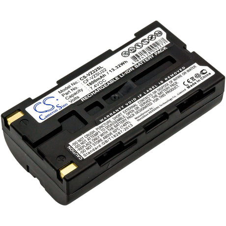 7.4V, Li-ion, 1800mAh, Amplifier battery fits Avio, Nippon, Toa Electronics, Panasonic, Nec, 2ur18650f, R300zd, Tvs-200ex, 13.32Wh PDA, Pocket PC Cameron Sino Technology Limited