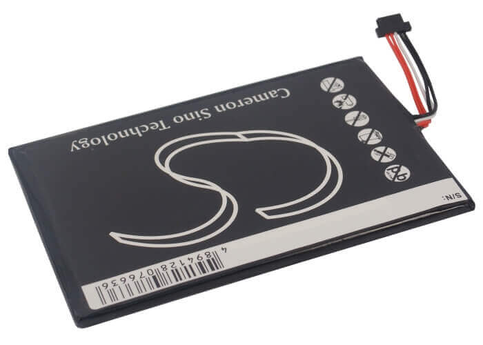 3.7V, Li-Polymer, 3000mAh, E-book, E-reader battery fits Pandigital, 541382820001, Novel 9, R90l200, 11.1Wh E-book, E-reader Cameron Sino Technology Limited