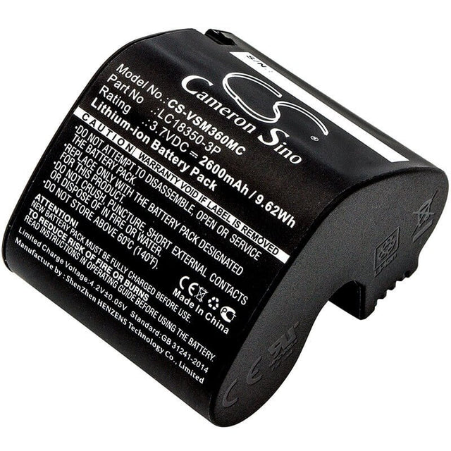 Camera Battery For Panoramic, V.360 Hd, V.360 Hd 3.7v, 2600mah - 9.62wh Camera Cameron Sino Technology Limited (Camera)