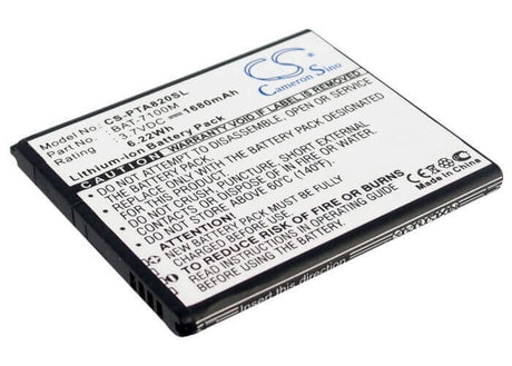 3.7V, Li-ion, 1700mAh, SmartPhone battery fits Sky, Bat-7100m, A800s, A810k, 6.29Wh Mobile, SmartPhone Cameron Sino Technology Limited (Suspended)