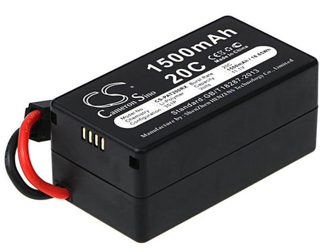 11.1V, Li-Polymer, 1500mAh, Drones battery fits Parrot, Ar.drone 1.0, Ar.drone 2.0, 16.65Wh Drones Cameron Sino Technology Limited