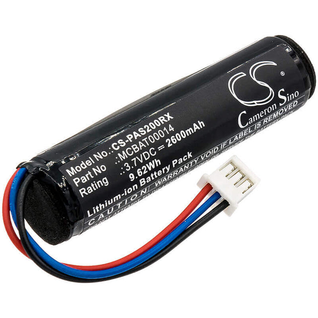 3.7V, Li-ion, 2600mAh, Remote Controller battery fits Parrot, Mcbat00014, Bebop 2 Skycontroller 2 P2, Skycontroller 2 Hd Power Editi, 9.62Wh Remote Controller Cameron Sino Technology Limited