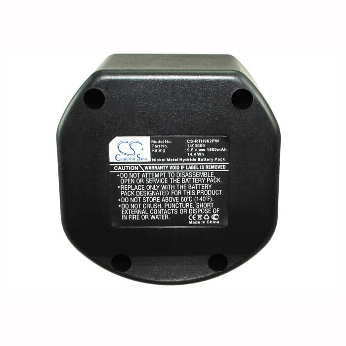9.6V, Ni-MH, 1500mAh, Power Tools battery fits Ryobi, Paslode, 1311146, Bd-72, Bd-90, 14.4Wh Power Tools Cameron Sino Technology Limited (Power Tools)