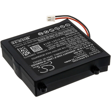 7.4V, Li-ion, 3200mAh, Equipment battery fits Peaktech, 706-469, P1195, P1205, 23.68Wh Equipment, Survey, Test Cameron Sino Technology Limited