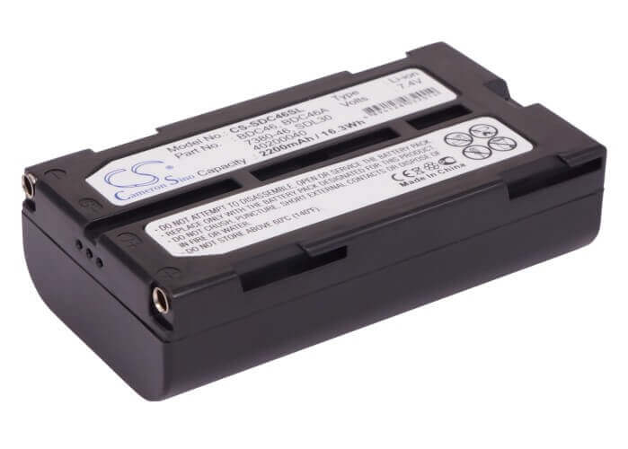 7.4V, Li-ion, 2200mAh, Equipment battery fits Rca, Pentax, Sokkia, 40200040, DA020F, 16.28Wh Equipment, Survey, Test Cameron Sino Technology Limited