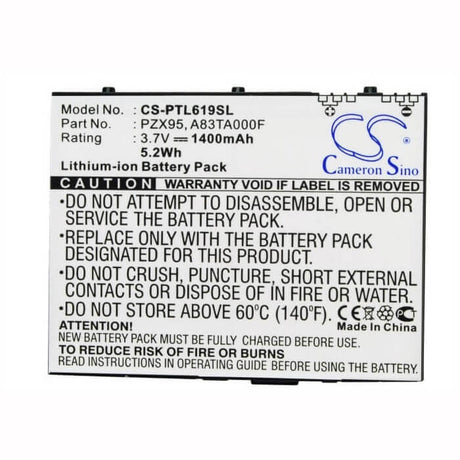 3.7V, Li-ion, 1400mAh, SmartPhone battery fits Pharos, A83ta000f, M619, Mercury 619, 5.18Wh Mobile, SmartPhone Cameron Sino Technology Limited (Smartphone)