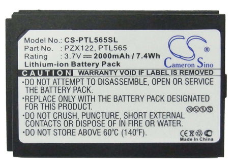 Battery For Pharos Pzx122, Ptl565 3.7v, 2000mah - 7.40wh Batteries for Electronics Cameron Sino Technology Limited (Suspended)   